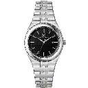 Bongoza Stainless Steel with Black Dial