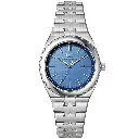 Bongoza Stainless Steel with Light Blue Dial