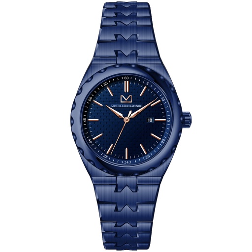 Bongoza Blue Plating with Blue Dial